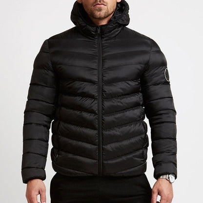 Theo Men's Puffer Jacket - front view