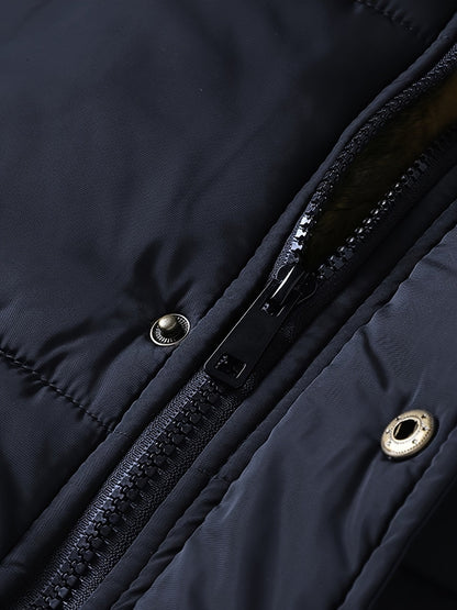 Hollis Men's Quilted Puffer Jacket - shown in use