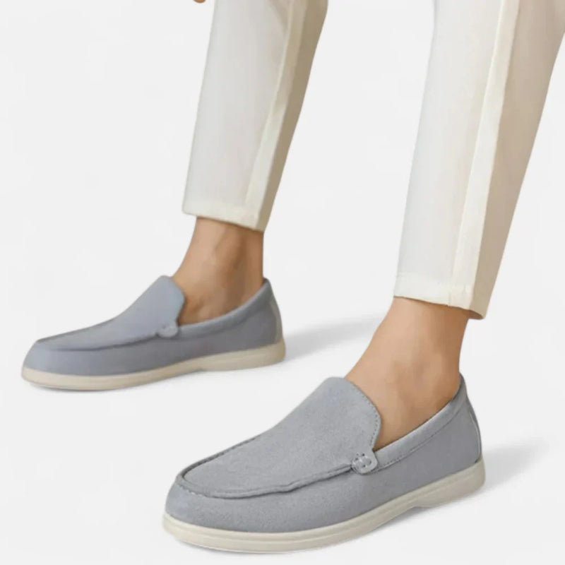 Auden Men's Suede Loafers - close-up detail