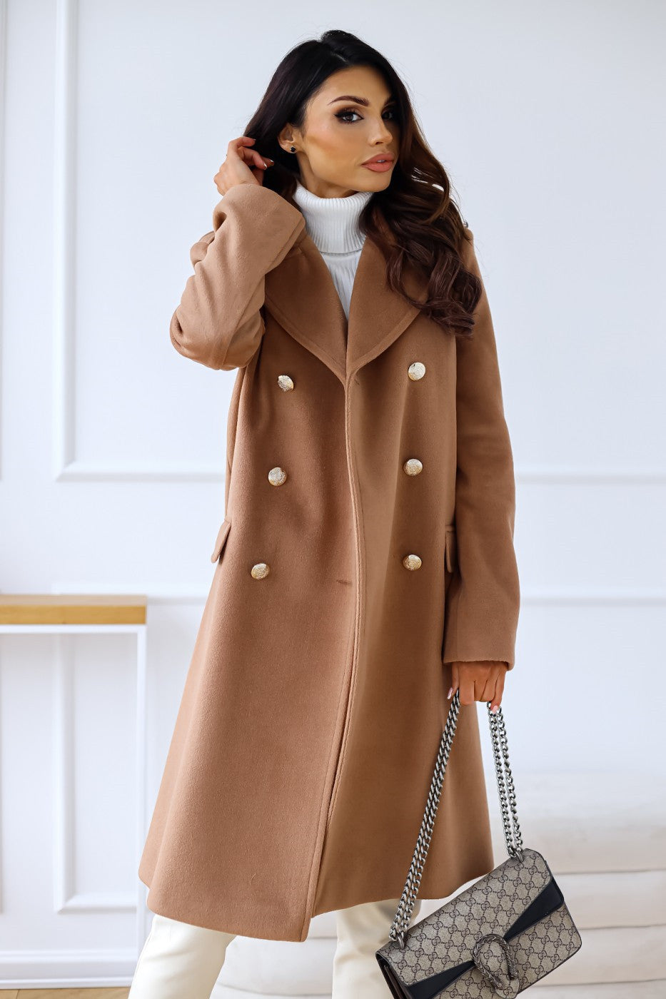 Jolie Women's Coat - flat lay