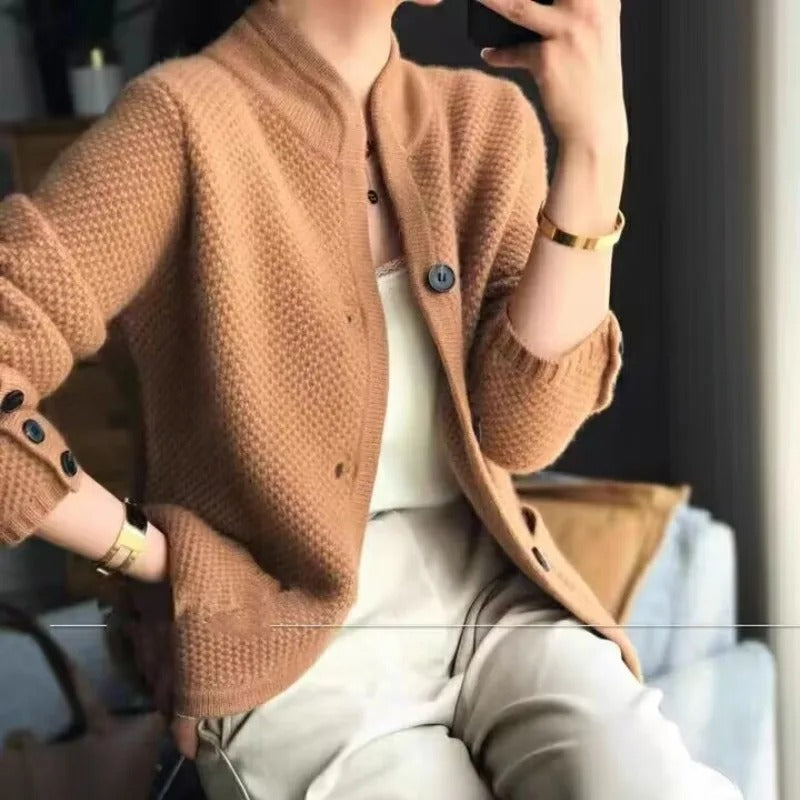 Ava Women's Cardigan - styled view