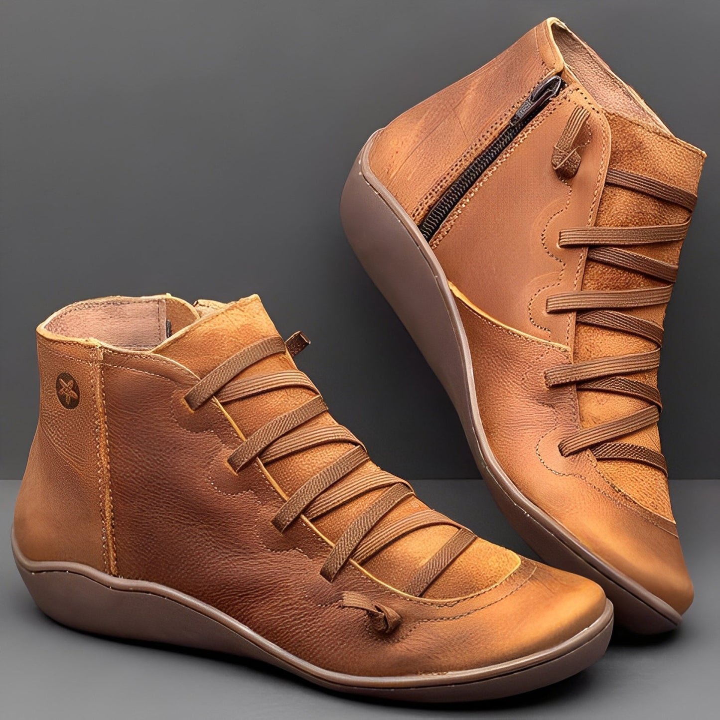 Nell Women's Ankle Boots - styled view