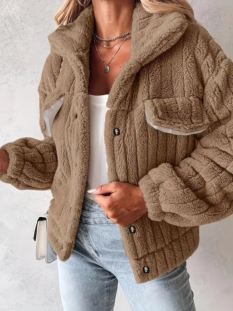Sienna Women's Fleece Sherpa - flat lay