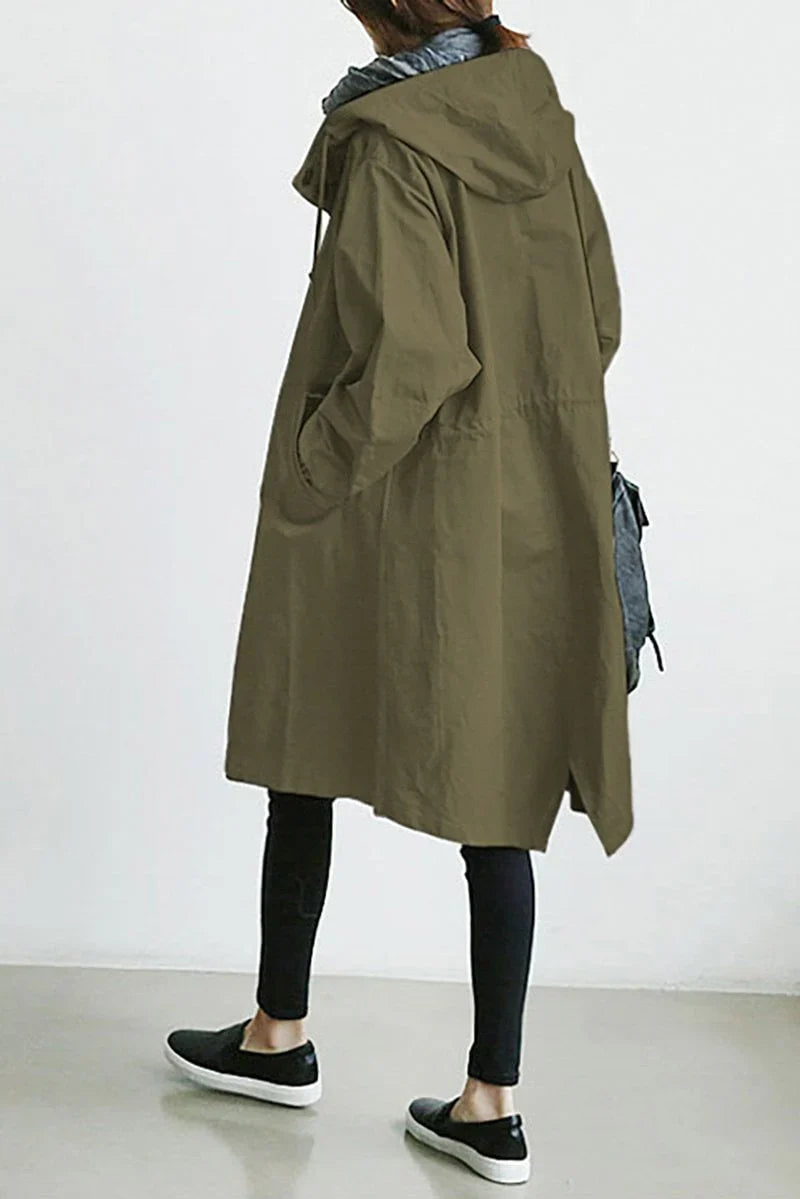 Ivy Women's Trench Coat - back view