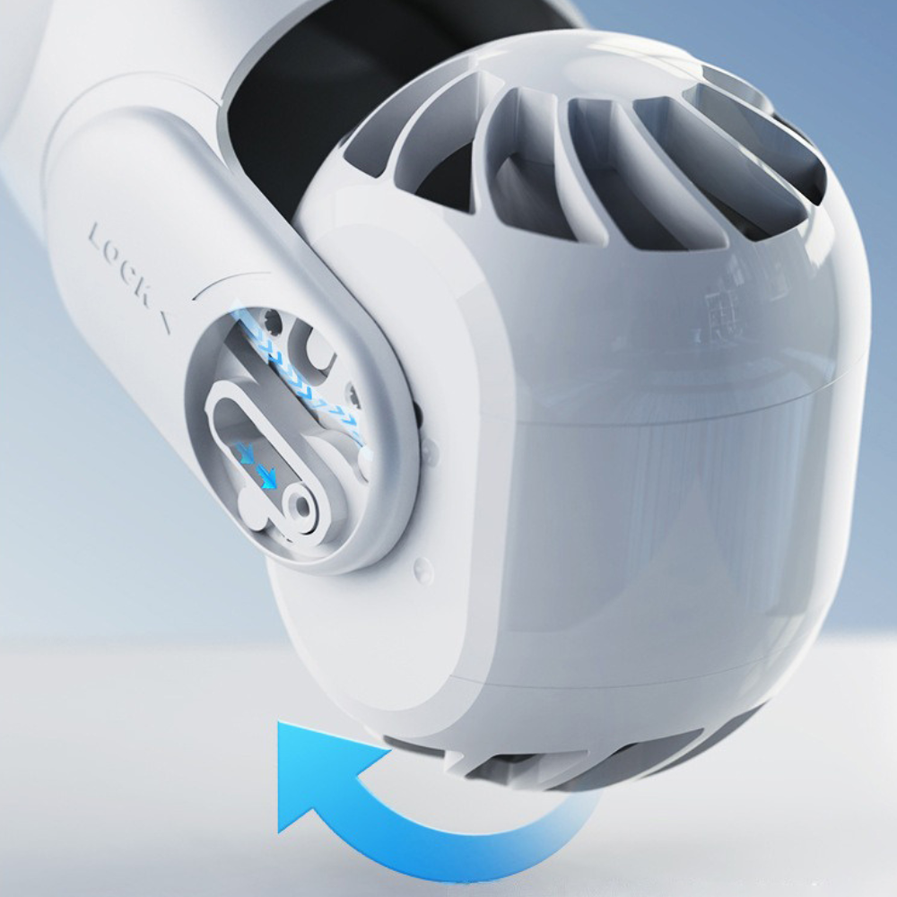 Pine Rechargeable Portable Fan - close-up detail