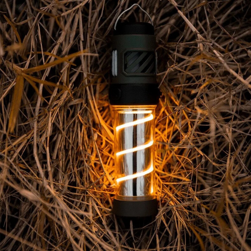 Onyx Solar Rechargeable Lamp - styled view