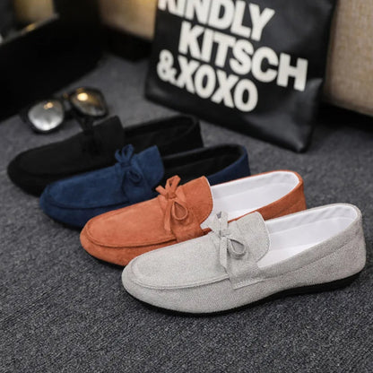 Faye Women's Suede Loafers - front view