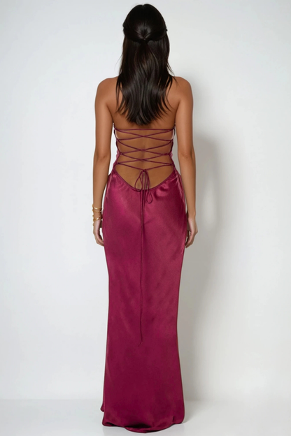 Wilda Women's Maxi Dress - fabric and finish detail
