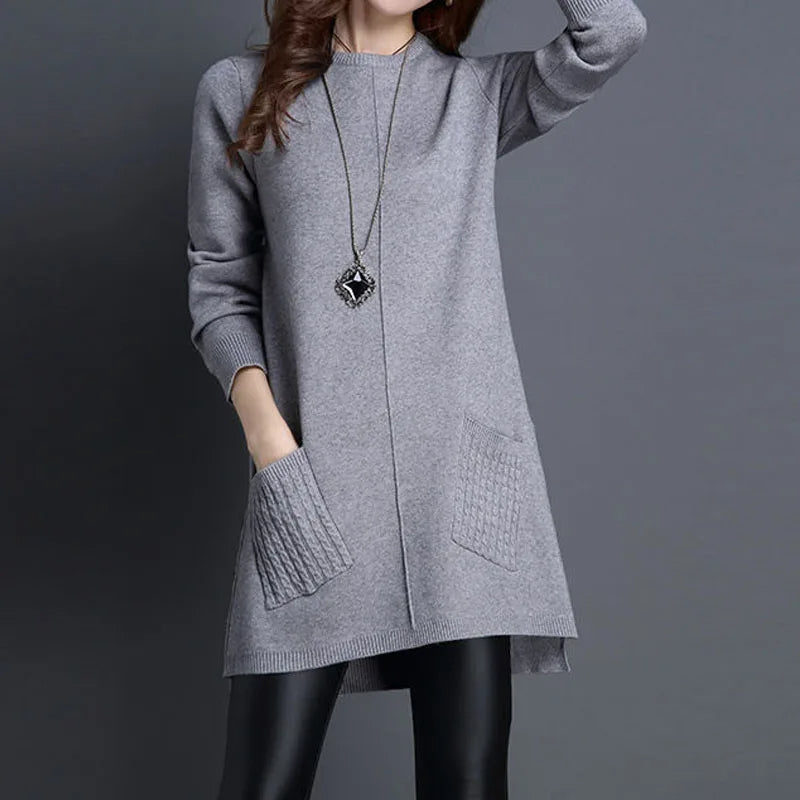 Odette Women's Sweater | Black, Grey