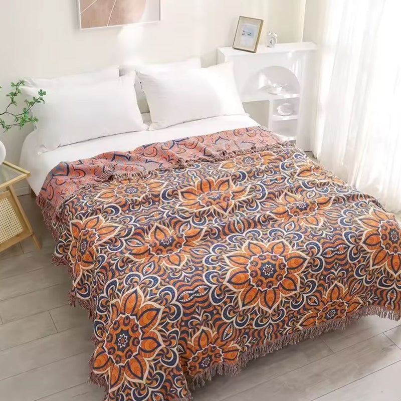 Sienna Sun Cotton Blanket | Cotton, Year-Round