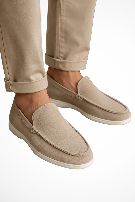 Milo Men's Suede Loafers - front view