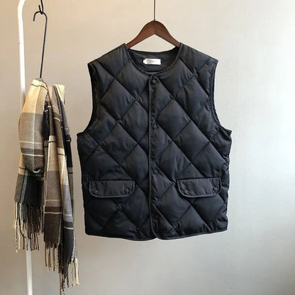 Anaïs Women's Quilted Vest - flat lay