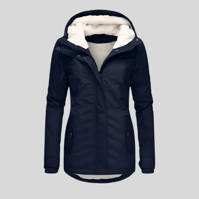 Lumi Women's Puffer Jacket - fabric and finish detail