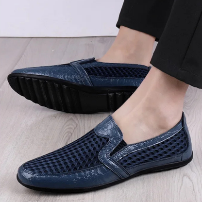 Beatrix Women's Loafers - fabric and finish detail