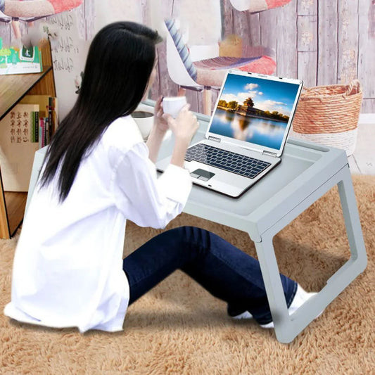 Pine Foldable Serving Tray - styled view