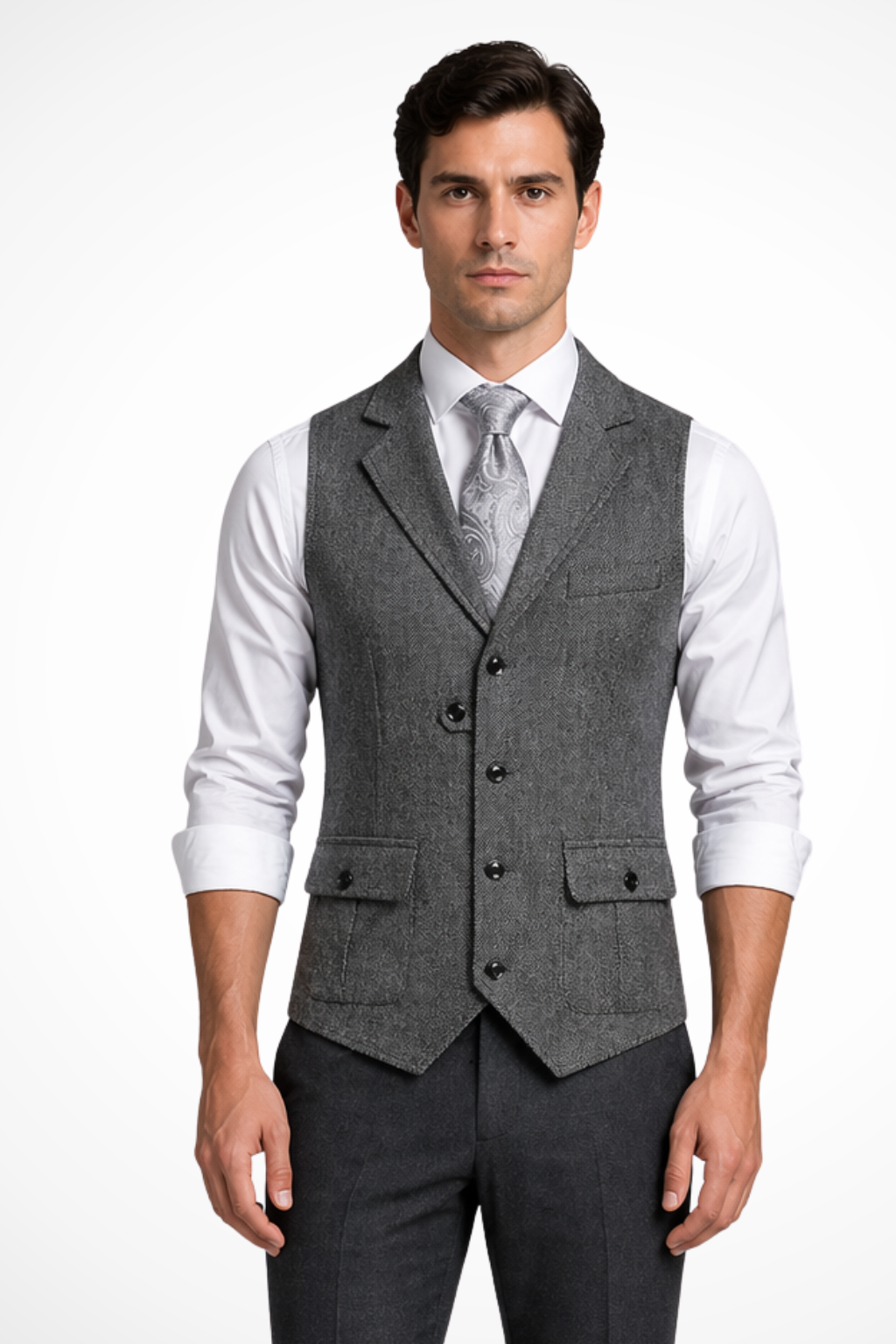 Theo Men's Vest - back view