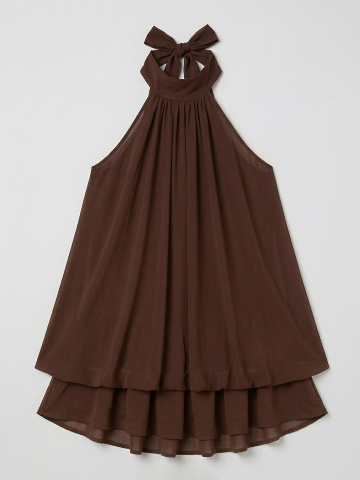 Lila Women's Pleated Mini Dress - flat lay