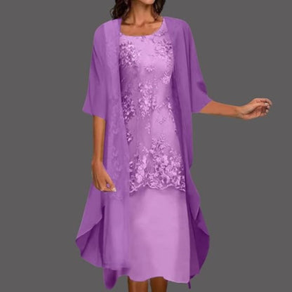 Mira Women's Floral Midi Dress - fabric and finish detail