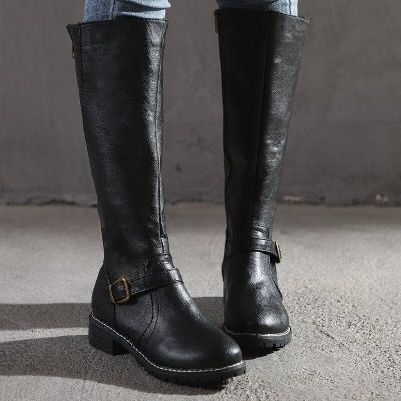 Astrid Women's Knee-high Boots - styled view