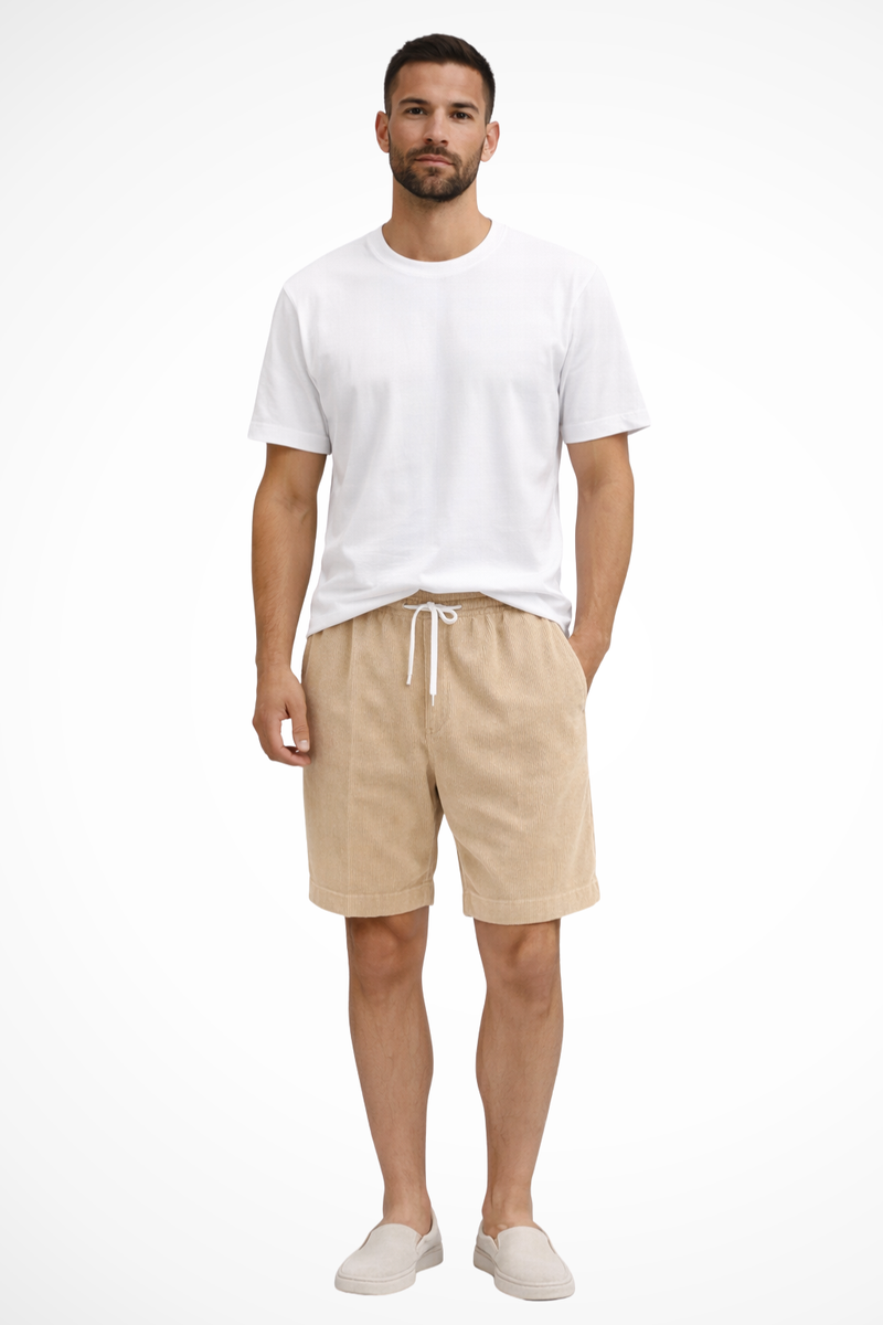 Gideon Men's Shorts - fabric and finish detail