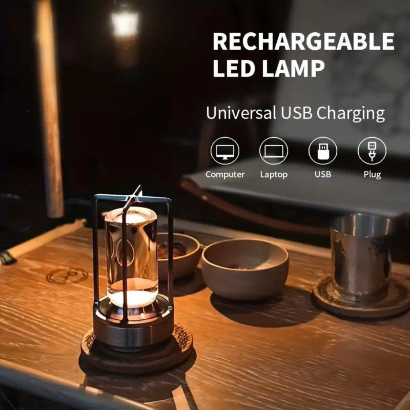 Nordic Crystal Table Lantern