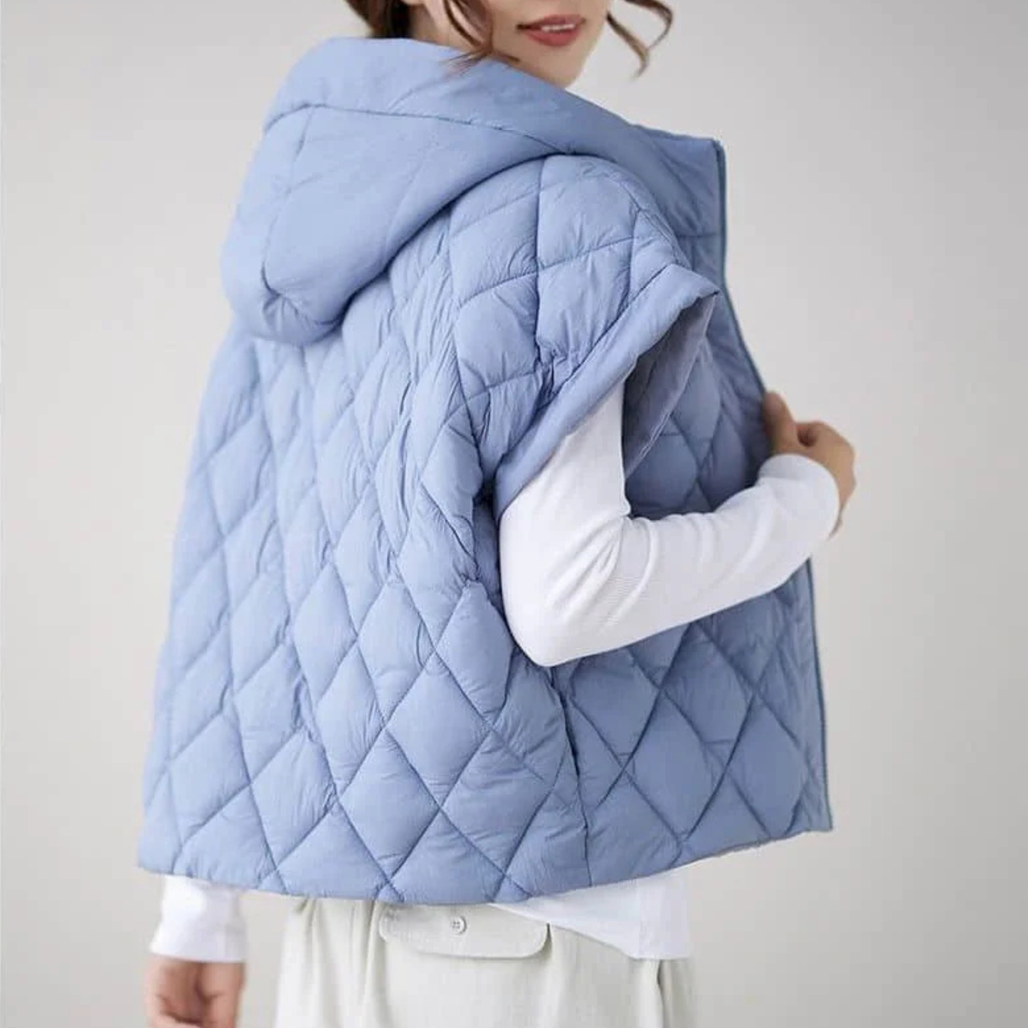 Mabel Women's Quilted Vest - shown in use