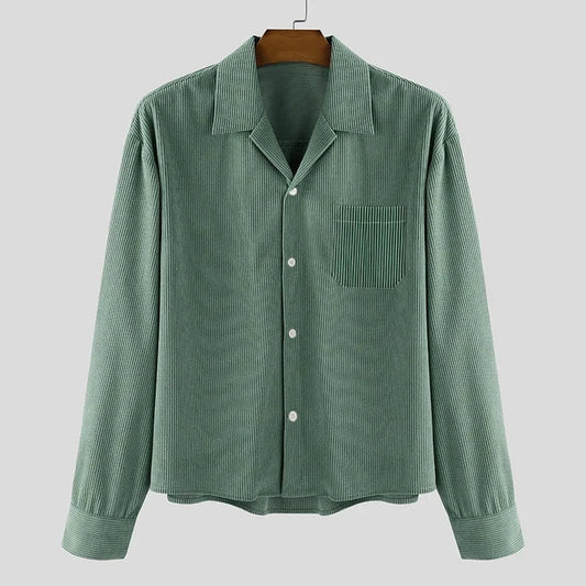 Vera Women's Corduroy Overshirt - styled view