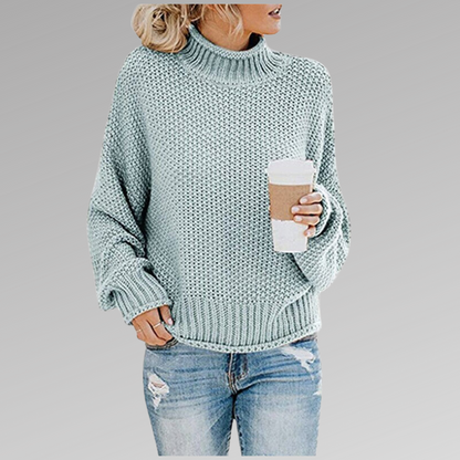 Selma Women's Oversized Sweater - flat lay