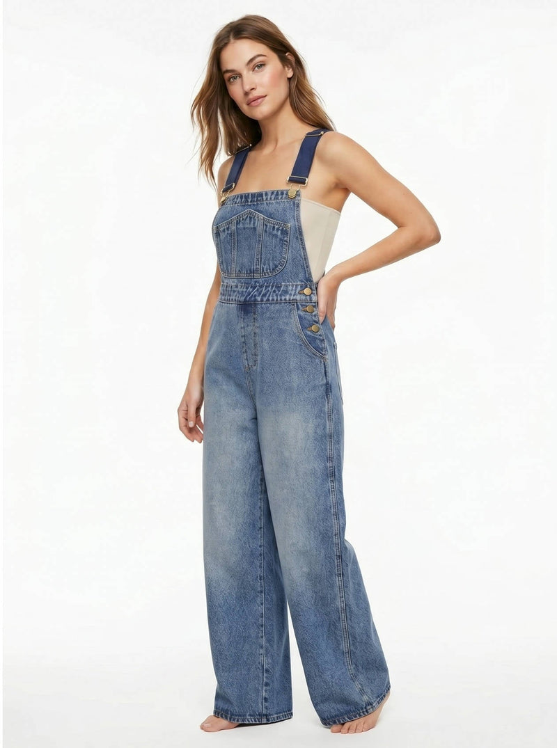 Astrid Women's Wide Leg Jumpsuit - back view
