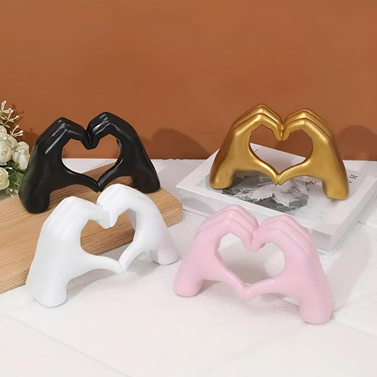 Affinity Love Hands Art | Heart Gesture, Wall & Desk Decor
