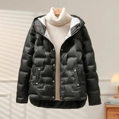 Ruby Women's Puffer Jacket - close-up detail