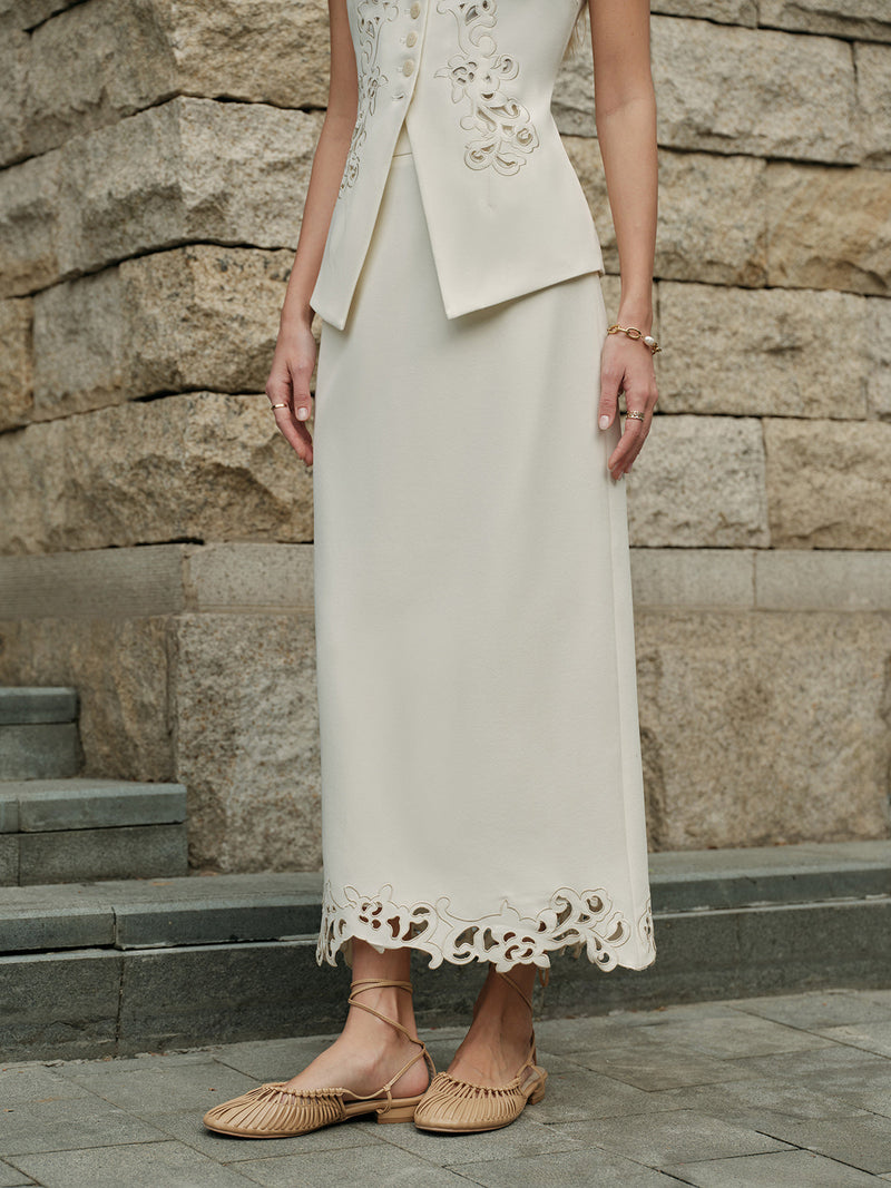 Talia Women's Skirt - fabric and finish detail