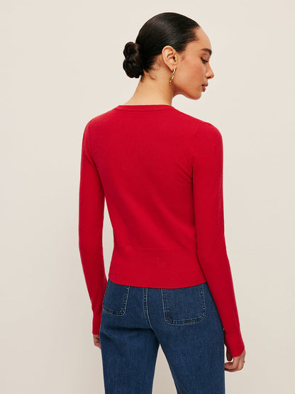 Iris Women's Floral Cardigan - close-up detail
