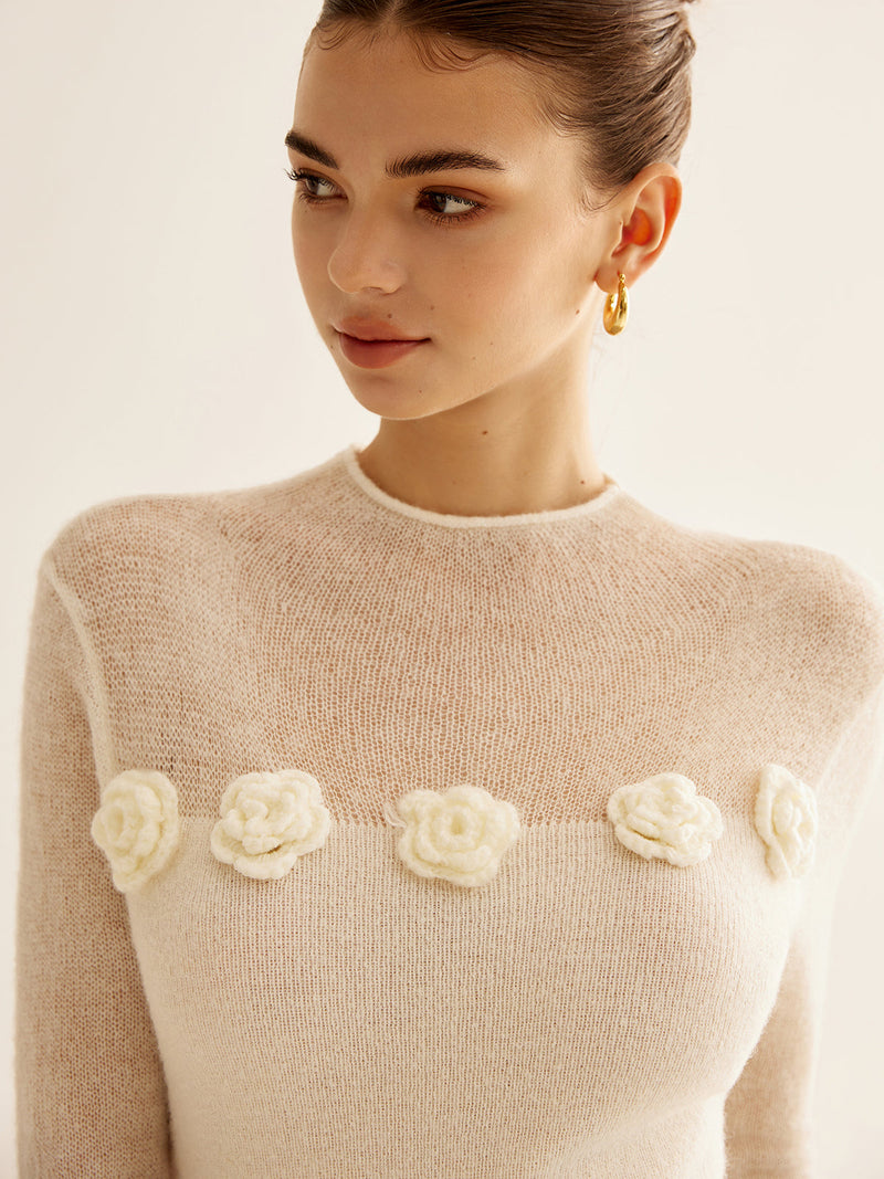 Opal Women's Floral Top - styled view