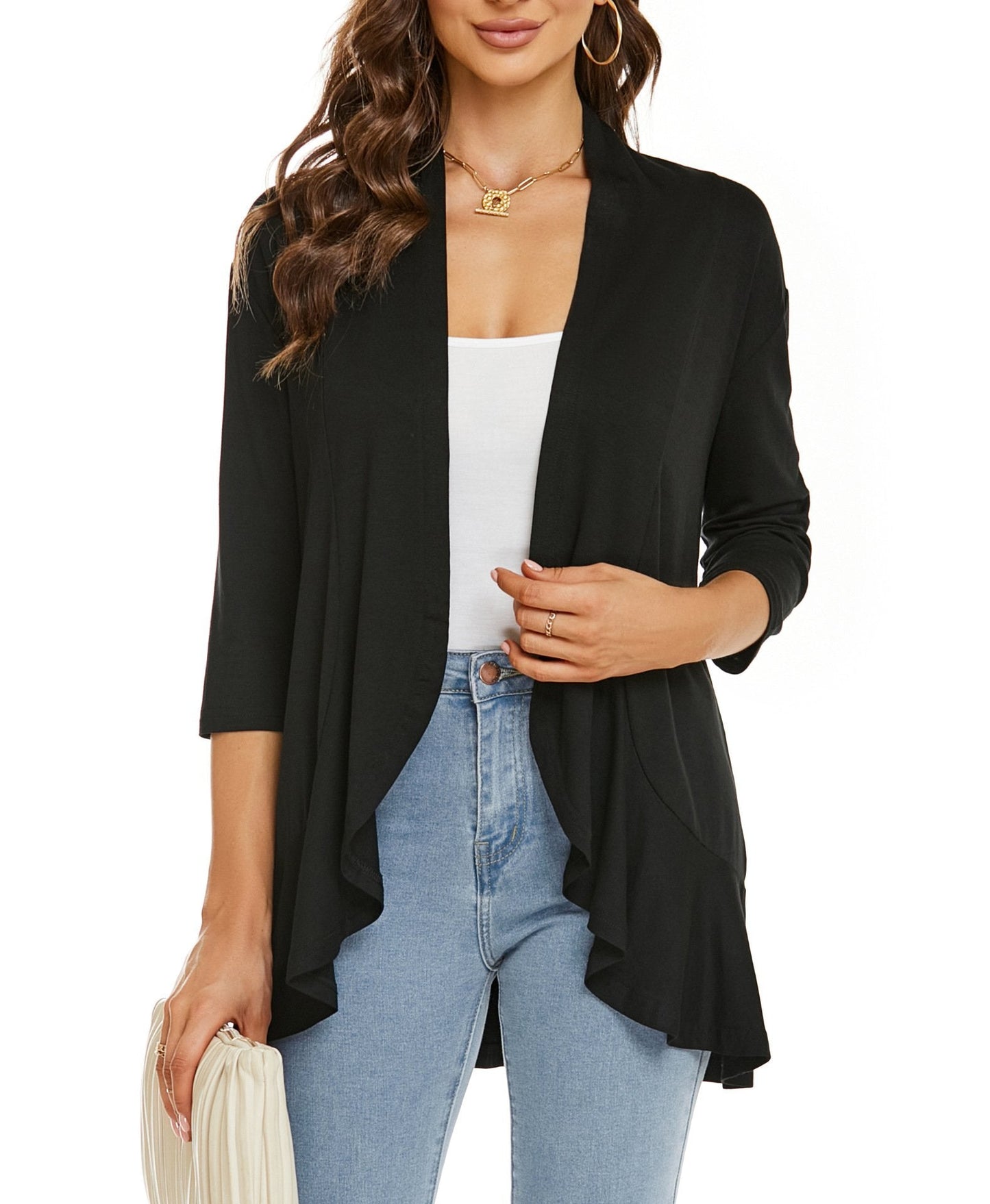 Hattie Women's Cardigan - styled view
