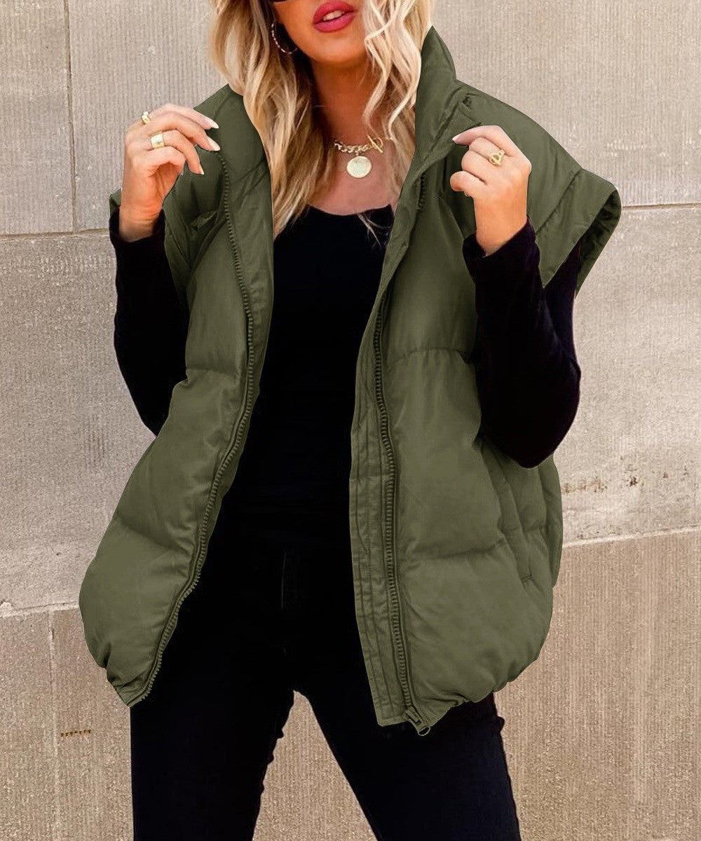 Wren Women's Puffer Jacket - close-up detail