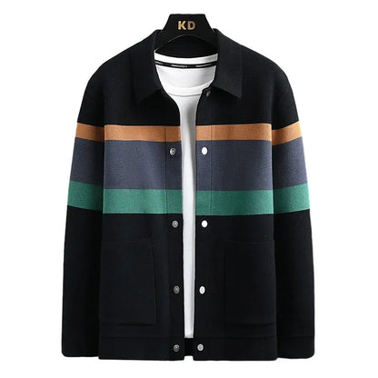 Clara Women's Striped Jacket - close-up detail