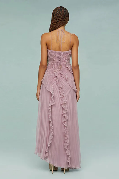 Yvette Women's Ruffled Dress - front view