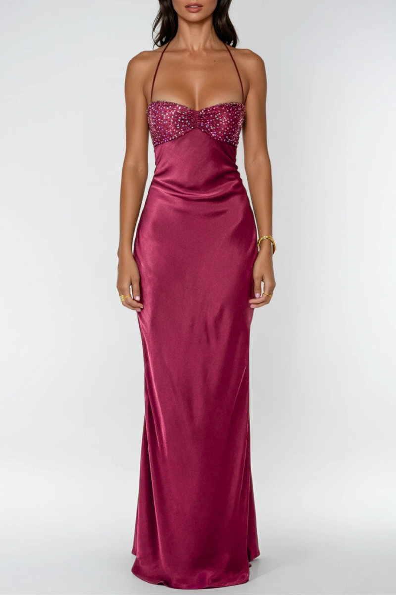 Wilda Women's Maxi Dress - back view