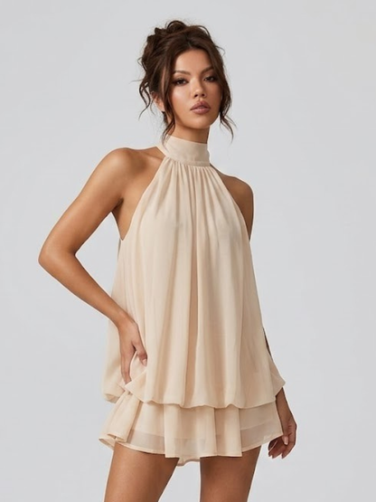 Edith Women's Mini Dress - fabric and finish detail