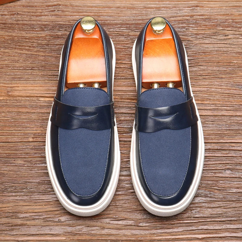 Tamsin Women's Suede Loafers - shown in use