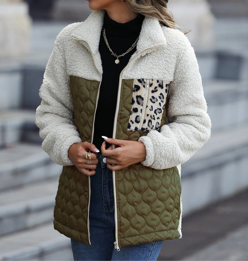 Vera Women's Quilted Jacket - flat lay