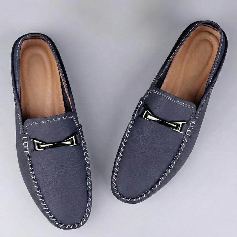 Felix Men's Loafers - fabric and finish detail