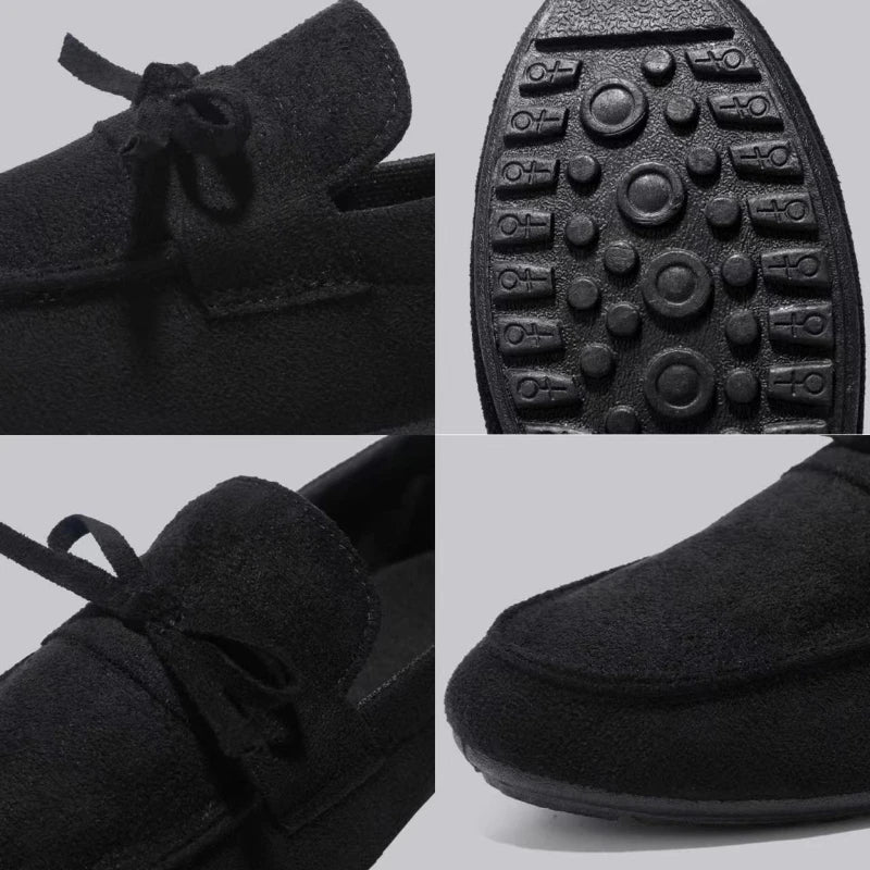 Faye Women's Suede Loafers - shown in use