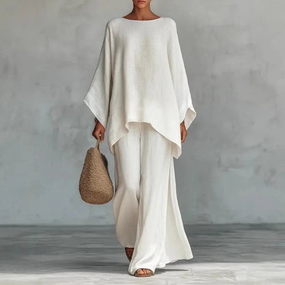 Thea Women's Linen Linen Resort - front view