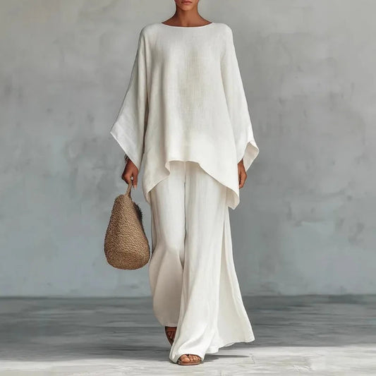 Thea Women's Linen Linen Resort - front view