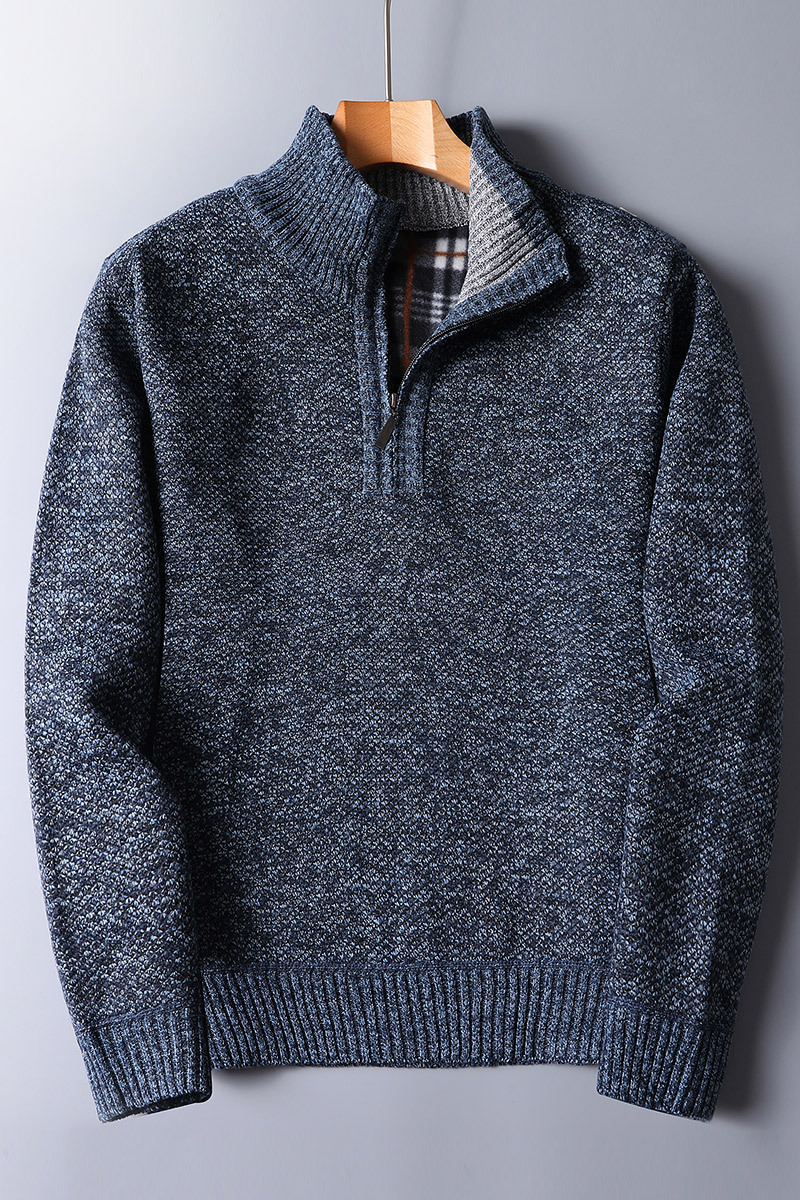 Zane Men's Ribbed Knit Sweater - full-length view