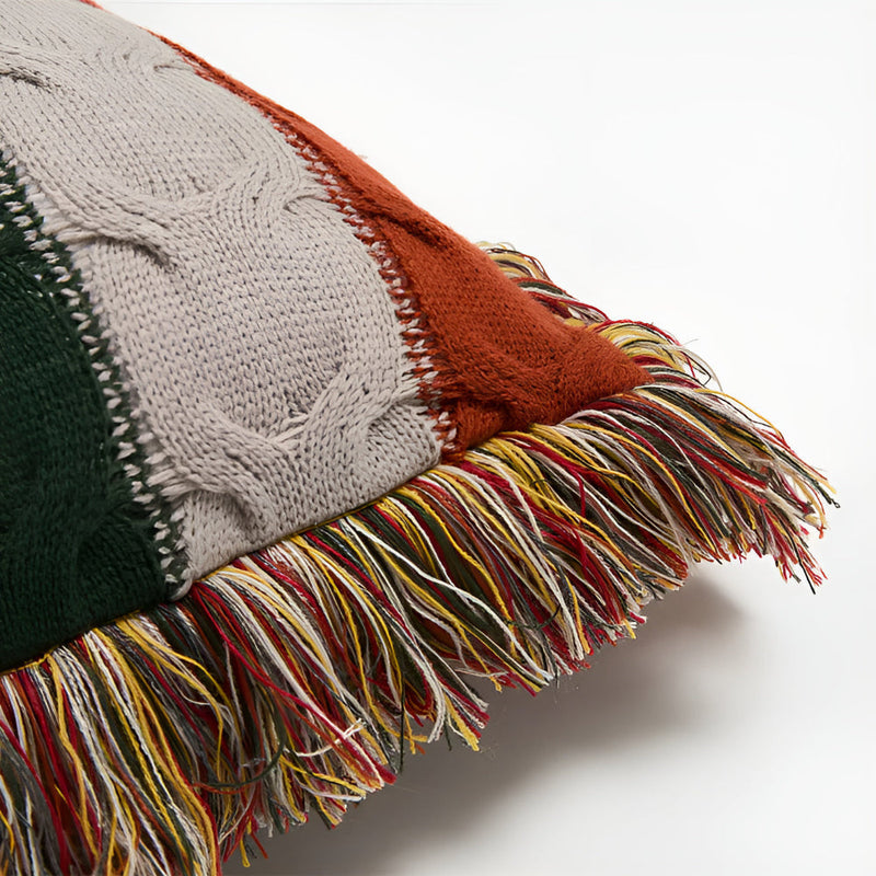 Colorful Radiance Knit Cushion