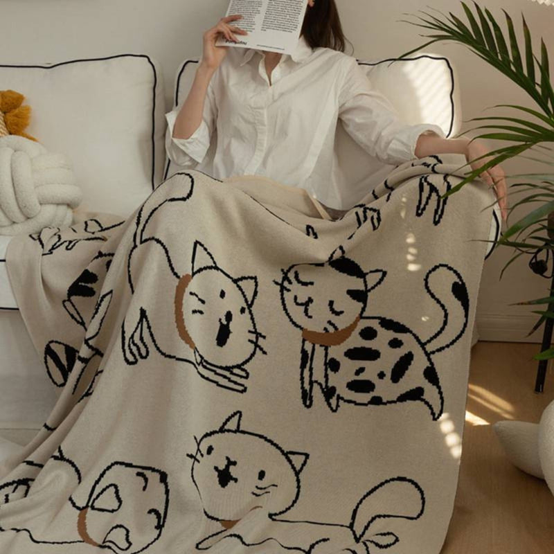 Ember Purrsoft Cotton Nap Blanket | Cotton, Year-Round
