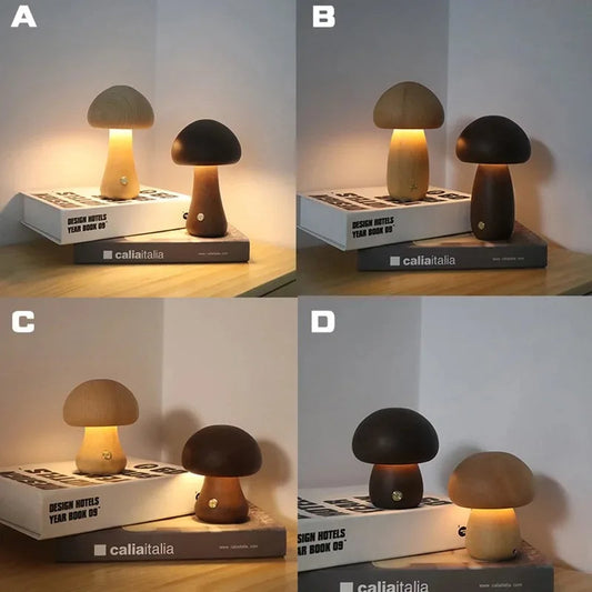 Ash LED Bedside Lamp - styled view